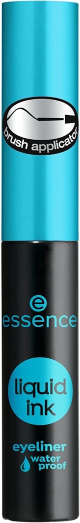 essence Liquid Ink Eyeliner Waterproof Black Defining Long-Lasting Vegan 3ml view 1