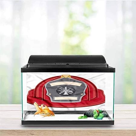 firefighter fish tank decorations