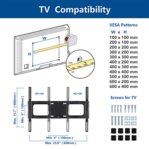 image for Rfiver Floor Tall TV Stand with Swivel Mount Bracket 3-in-1 for TVs up