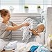 Momcozy Universal Bassinet Sheets for Boys, 100% Breathable Cotton Sheet Set 3 Pack, Fit for Most Bassinet Pad/Mattress Like Halo, MiClassic, Chicco Lullago and More (White)