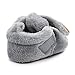 Beeliss Baby Boots Plush Warm Shoes (6-12 Months, Grey)