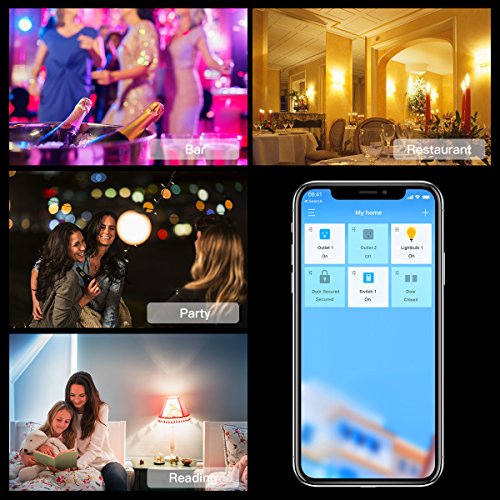 Homekit Light Bulb, Koogeek Smart Bulb Color Changing Dimmable WiFi