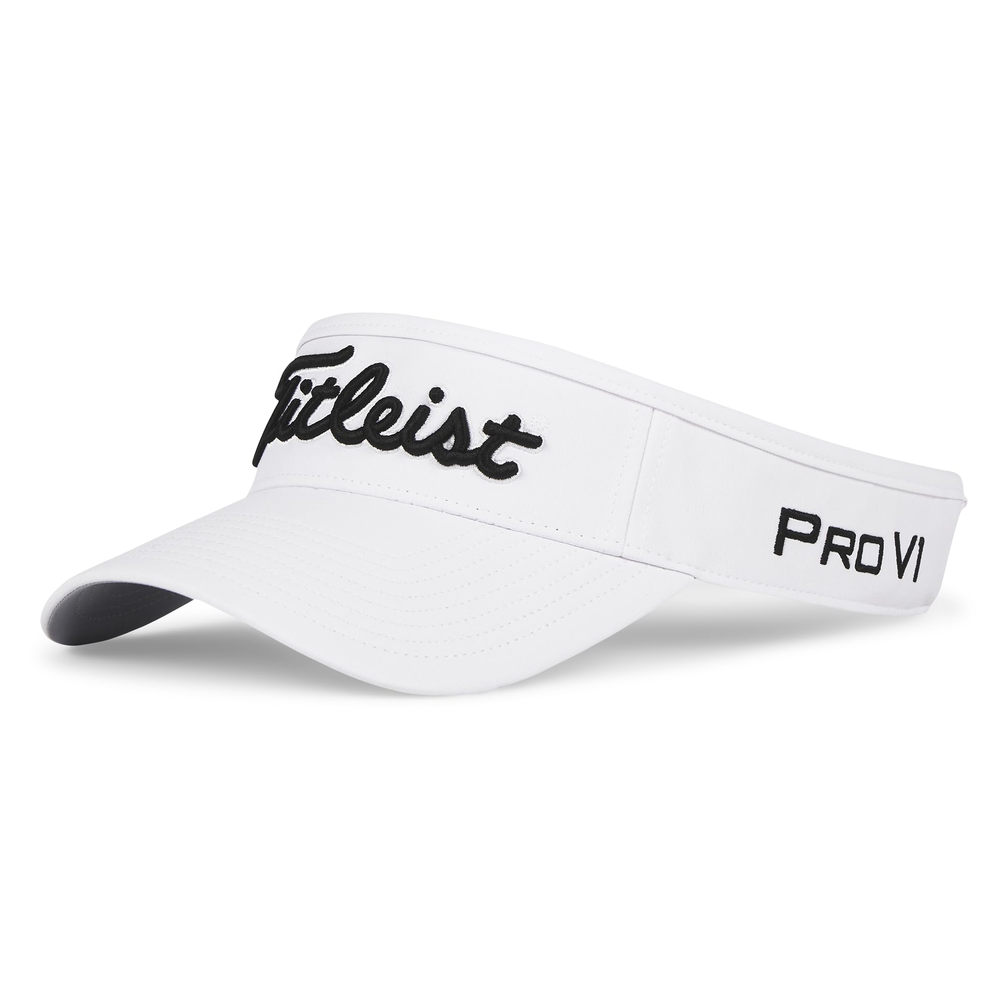 Photo 1 of Titleist Men's Standard Tour Performance Visor, White/Black