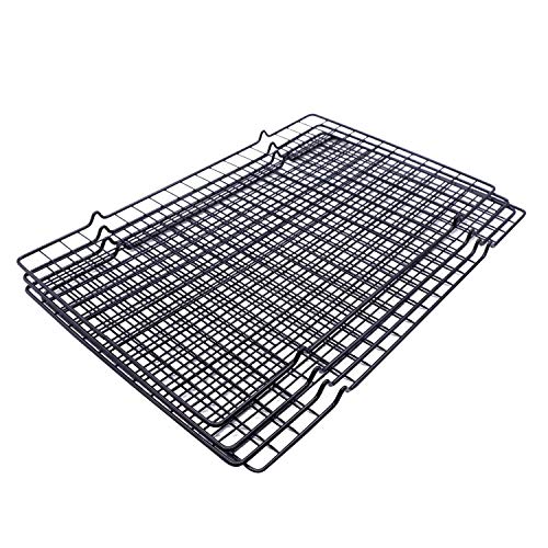 HiGift 4 Pack Cooling Racks for Baking, Wire Baking Rack Bakeware Size 16’’x10’’