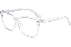 Onrtry Non Prescription Glasses for Men Women Square Clear Lens Eyeglasses