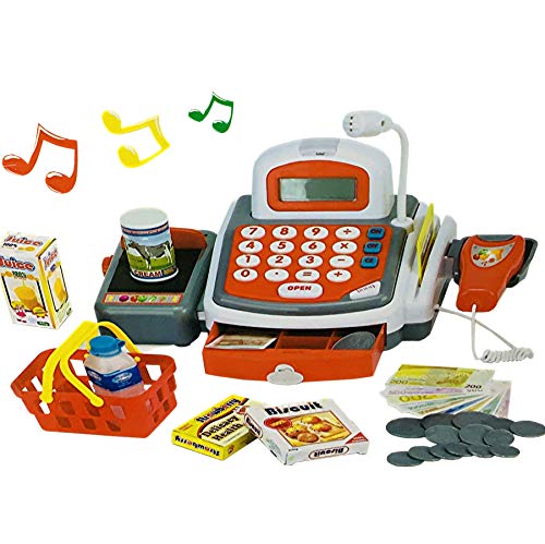 TikTakToo elektronische Spielkasse für Supermarkt - Kaufladenkasse Kaufmannsladen Scannerkasse elektrische Kasse… – Bild 3