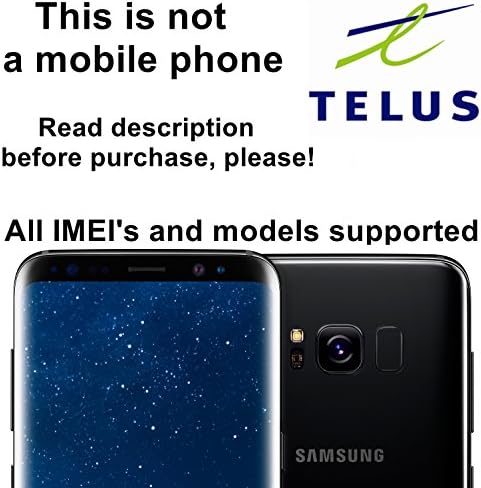 Telus Canada Factory Unlock Service for Samsung Galaxy S8, S8+, S7, S7 Edge, S6, S6 Edge and Other Models - All IMEI`s Supported - Feel the Freedom