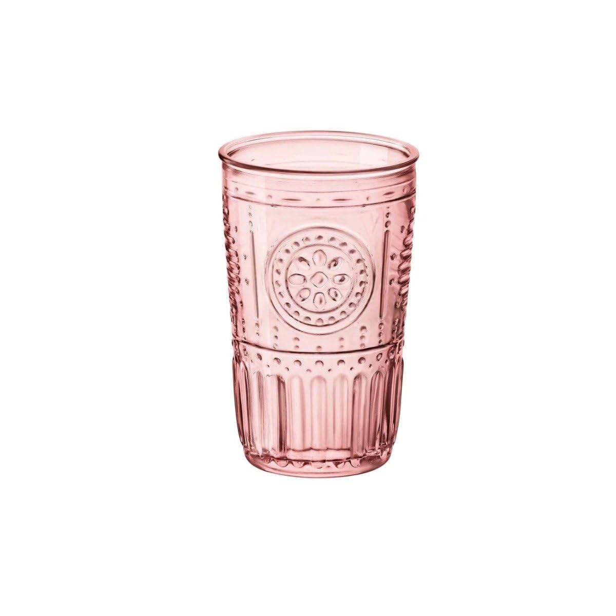 Photo 1 of 
Bormioli Rocco Romantic Set Of 4 Cooler Glasses, 16 Oz. Colored Crystal Glass, Cotton Candy Pink, Made In Italy.