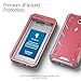 Poetic Revolution Galaxy J3 Emerge Rugged Case Cover Heavy Duty and Built-in Screen Protector for Samsung Galaxy J3 (2017) / J3 Prime/Amp Prime 2/ Express Prime 2 Pink/Gray