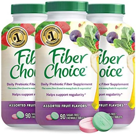 Fiber Choice Daily Prebiotic Fiber Chewable Tablets