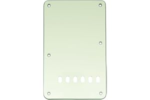 Musiclily Vintage Style Strat Back Plate Tremolo Cover Backplate for Fender USA/Mexican Made Standard Stratocaster Modern Style Electric Guitar,3Ply Mint Green