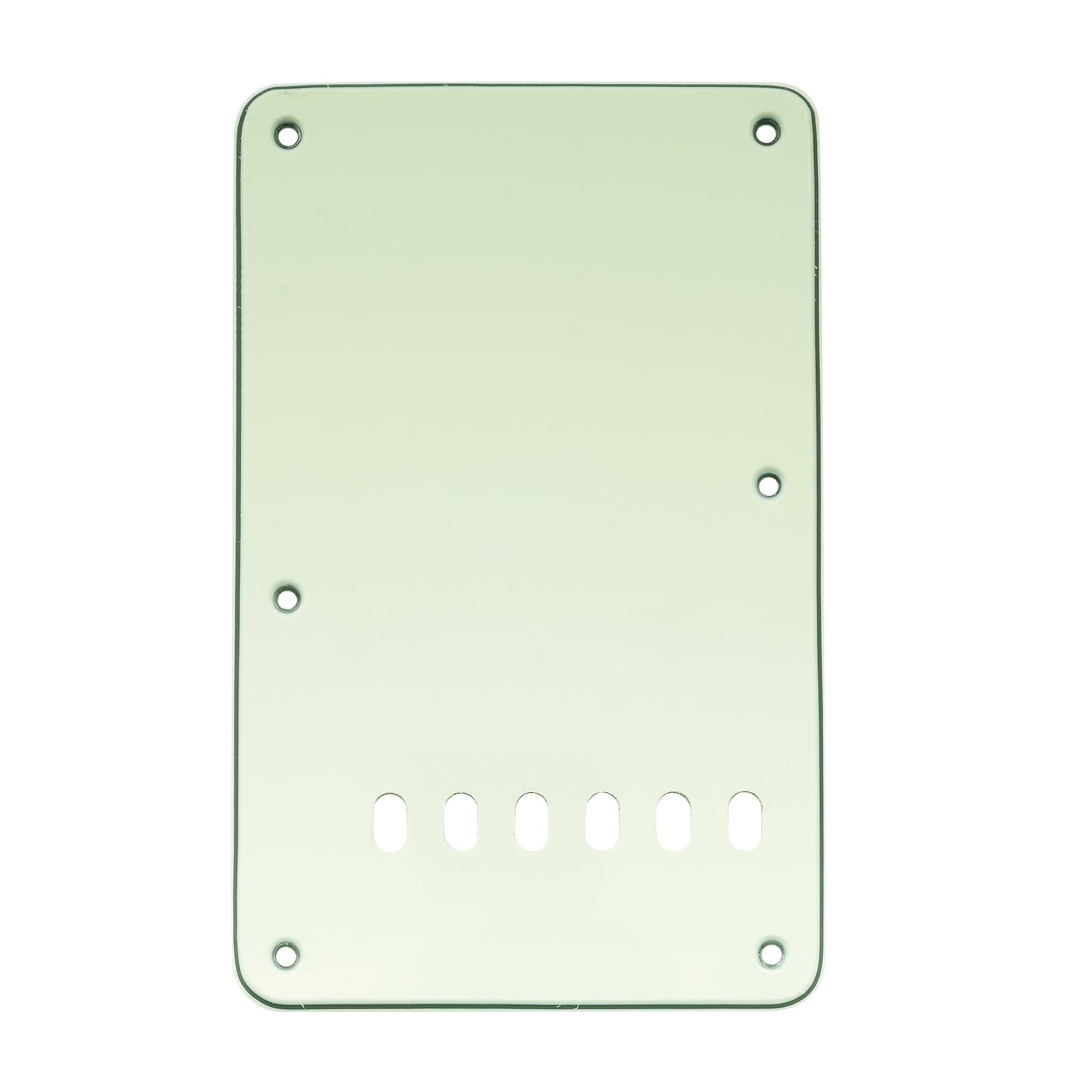 Musiclily Vintage Style Strat Tremolo Backplate for Fender USA/Mexican Made Standard Stratocaster Modern Style Guitar,3Ply Mint Green โ image 1