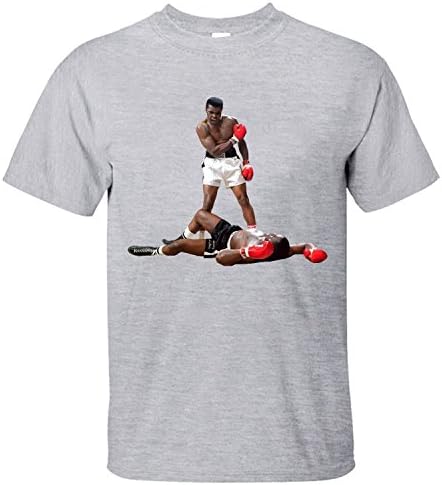 WDFO Mohammed Ali Legendary Boxer Custom Men T Shirt Cotton grey L