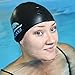Silicone Long Hair Swim Cap for Women Men Girls Boys - Custom Swimming Caps That Keep Hair Dry - Bonus Waterproof Storage Bag