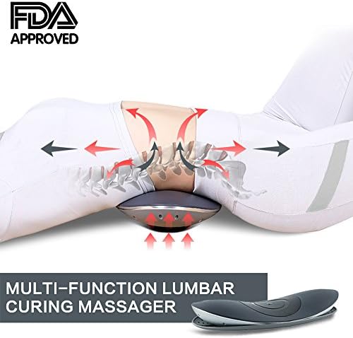 New medical patent FDA portable home electric lumbar massage traction device, the treatment unit provides relief fatigue, back pain and pain, numbness and pain in the lower limb