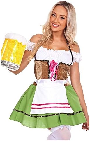 CLUBCORSETS Ladies Wench Beer Maid Oktoberfest Costume Sizes S-2XL