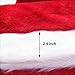 Ruimeier 33.5'' Christmas Santa Hat for Adults Long Santa Hat Xmas Costume Hats Holiday SD031