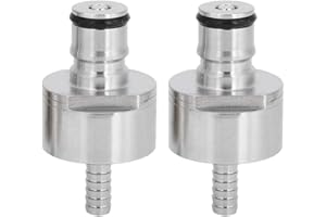 Carbonation Cap, Stainless Steel Carbonation Cap with 5/16in Barb Ball Lock, Ball Lock Carbonation Cap for Soda Drink, PET Bo