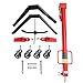 Goplus 1100 Lb High Lift Transmission Jack Foot Pump Spring Loaded