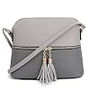 SG-SUGU-Lightweight-Medium-Dome-Crossbody-Bag-with-Tassel-Zipper-Pocket-Adjustable-Strap