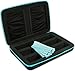 eD Elite SIX Pack Storage CASE with 6 Microfiber Cleaning Cloths for Active 3D Glasses with Foldable arms by eDimensional Elite Series