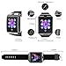 Q18 Smart Watch,Smartwatch for Android Phones, Smart Watches Touchscreen with Camera Bluetooth Watch Phone with SIM Card Slot Watch Cell Phone Compatible Android Samsung iOS Phone XS X8 7 6 5 Men Women