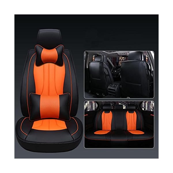YZL-PU-Leather-Car-Seat-Cover-Cushions-Front-Rear-Full-Set-11-pcs-Suitable-for-year-round-use