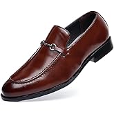 TBDZBXT Men's Formal Slip-on Penny Loafers Business Tuxedo Classic Dress Shoes