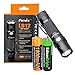 Fenix LD12 320 Lumen LED Tactical Flashlight USB rechargeable kit with EdisonBright AA battery