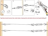 TooTaci 30M Garden Wire 2mm PVC Stainless Steel Cable with M5 Turnbuckles Vine view 5