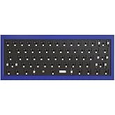 Keychron Q4 Wired Custom Mechanical Keyboard Full Aluminum Barebone Version, Hot-Swappable 60% Layout, Double-Gasket DIY Kit, QMK/VIA Programmable Macro Compatible with Mac Windows Linux - Blue