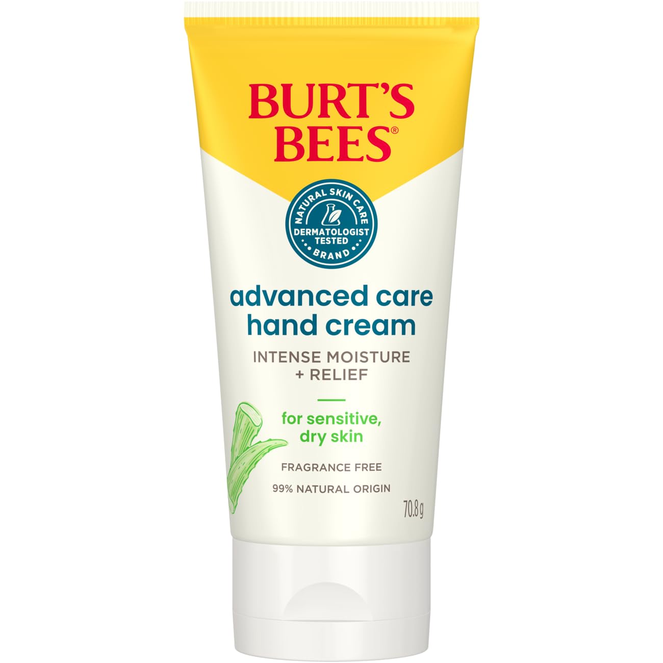 Burt’s Bees Advanced Care Hand Cream for sensitive, dry skin, with Aloe Vera & Shea Butter 70ml