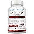 Approved Science Anemiaprin - Absorbable Iron, Vitamin C - Gentle On Stomach - 180 Capsules - 3 Month Supply - Non-GMO, Vegan
