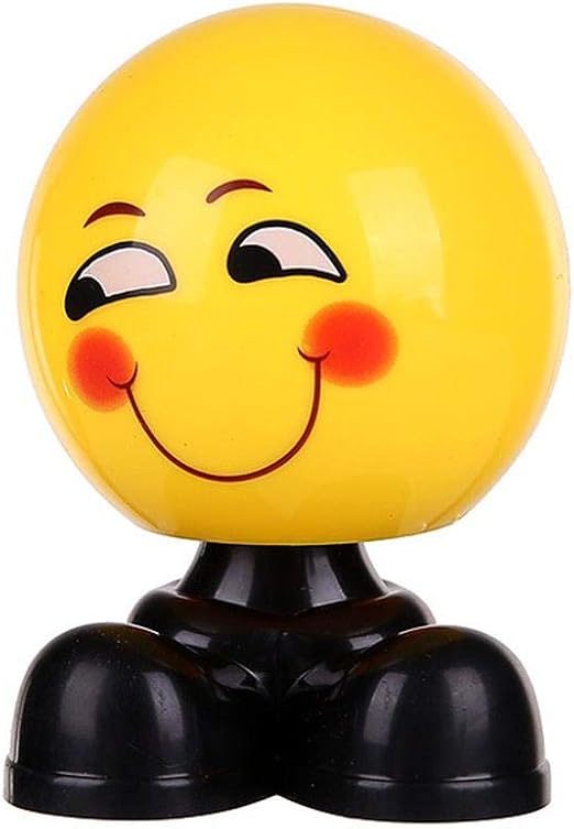 Amazon Co Jp Geggur 絵文字シェークヘッド人形 車用スマイリースプリング人形 クリエイティブでキュートな面白い表情バウンスおもちゃ 顔文字フィギュア 面白いスマイリーフェイススプリングカーデコレーション ダッシュボードホームデスクトップ用 Smirk ホーム