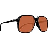 SPY Optic Hot Spot, Rectangular Aviator Sunglasses, Color and Contrast Enhancing Lenses