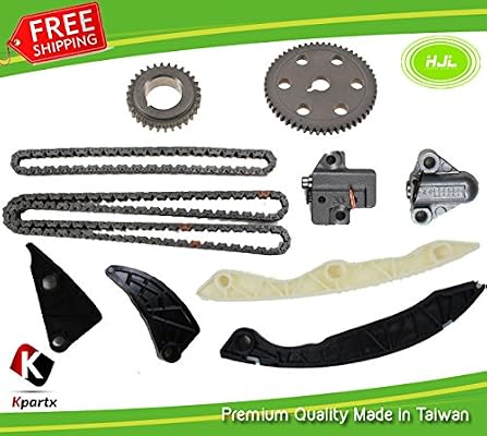 Reemplazo Timing Cadena Kit Compatible con HYUNDAI SONATA 2.4L 06&nbsp;&ndash;&nbsp;07, KIA Forte 2.0L 2009&nbsp;&ndash;&nbsp;2013&nbsp;W/CAM + manivela Gear