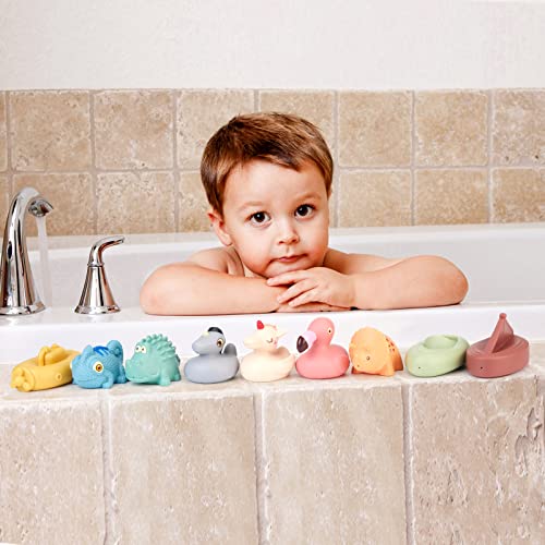 Baby Bath Toys Pack Bath Squirt Toys Silicone Ocean Animals