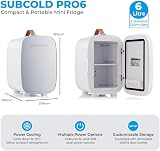 Subcold PRO6 Mini Fridge 6L 8 Can USB AC Powered Quiet 28dB Grey view 5
