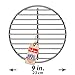 Stainless High Heat Charcoal Fire Grate Upgrade for Large/MiniMax Big Green Egg Grill - 9