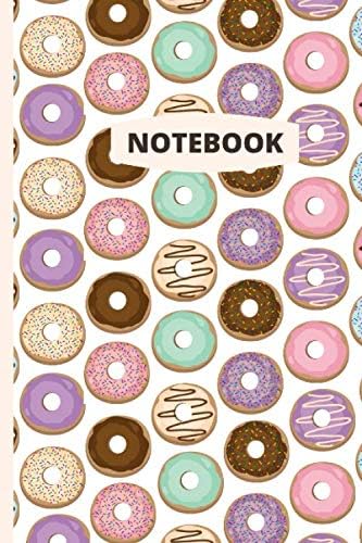 Notebook: Doughnuts - 120 lined pages (6" x 9")