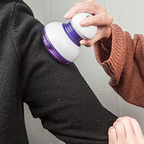 CONFU Lint Remover, Portable Sweater Fabric Fuzz Shaver Fabric Defuzzer for Clothes,Cotton Slippers,Sofa,Blanket,Curtain and More 1 Extra Replaceable Shave Blade Included(USB Rechargeable)