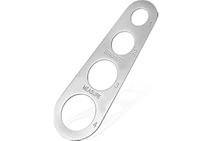 Spaghetti Measurer Tool for Pasta Portion Stainless Steel Pasta Measuring Tool for 1-4 Adults Noodle Portion Control for Kitc