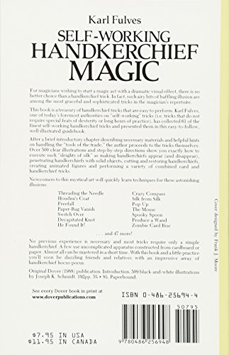 Self-Working Handkerchief Magic: 61 Foolproof Tricks (Dover Magic Books)