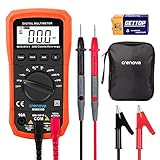 Crenova MS8233D Auto-Ranging Digital Multimeter Home Measuring Tools with Backlight LCD Display