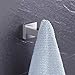 KES SUS 304 Stainless Steel Coat Hook Single Towel/Robe Clothes Hook for Bath Kitchen Garage Heavy Duty Contemporary Square Style Wall Mounted, Brushed Finish, A2260-2