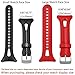 QGHXO Band for Garmin Forerunner 10/15, Soft Silicone Replacement Watch Band Strap for Garmin Forerunner 10/15 GPS Watch