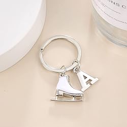 LIKGREAT Ice Skate Keychain Figure Skating