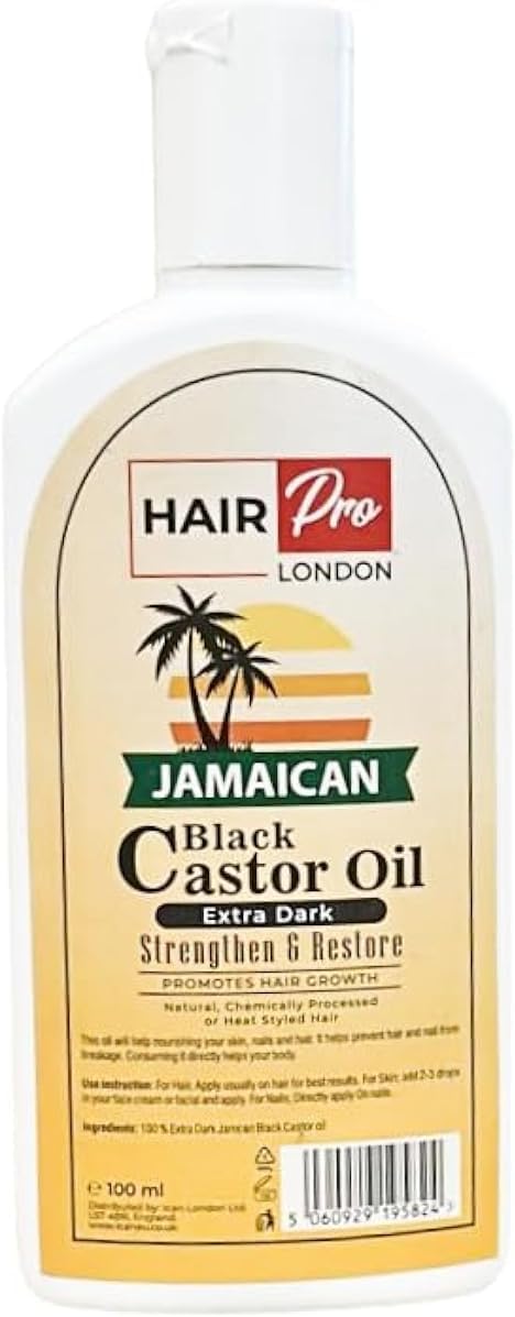 jamaican black castor oil extra dark for fast hair growth 100ml