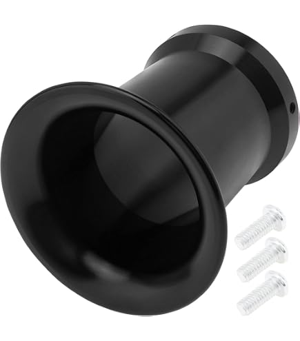 55mm Motorcycle Carburetor Air Filter Cup With Velocity Stacks - Aluminum Mesh Net