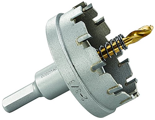 Starrett SM60 TCT Tungsten Carbide Tipped Sheet Metal Hole Saw, 2-3/8" Diameter (60 mm)